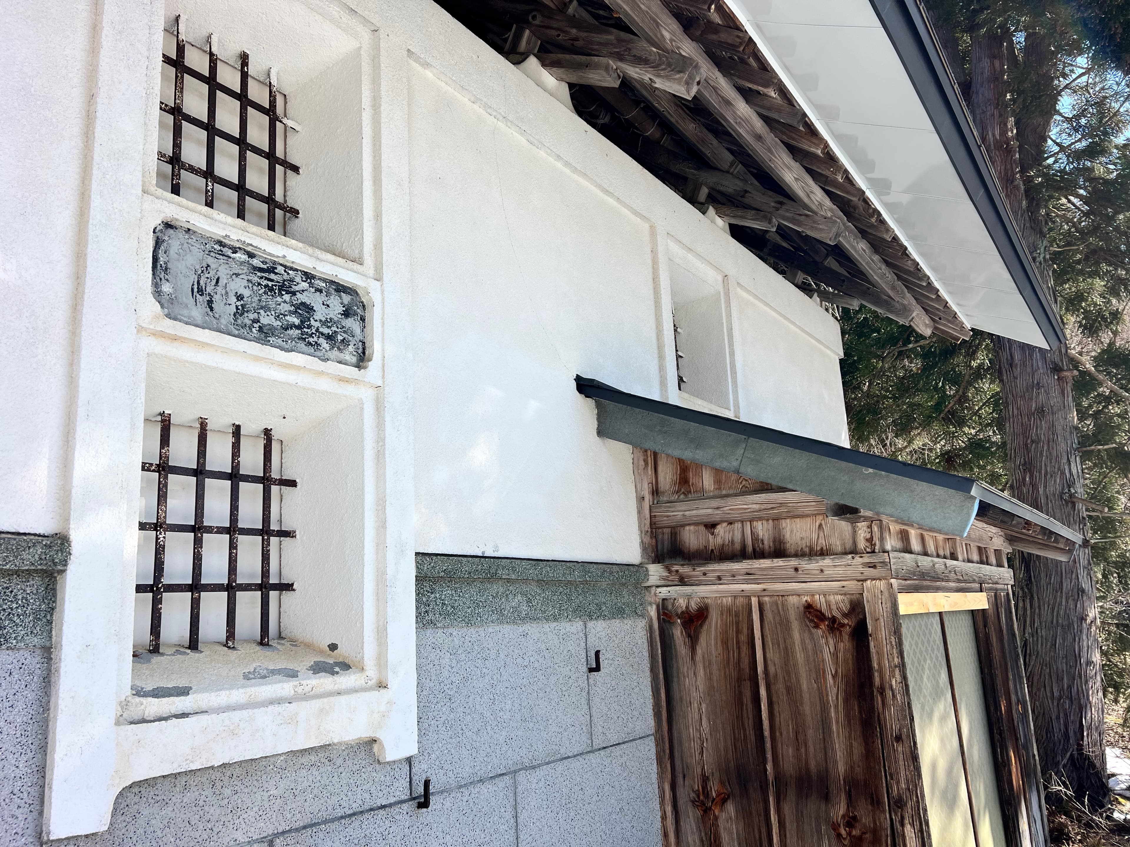 The kura during restoration work